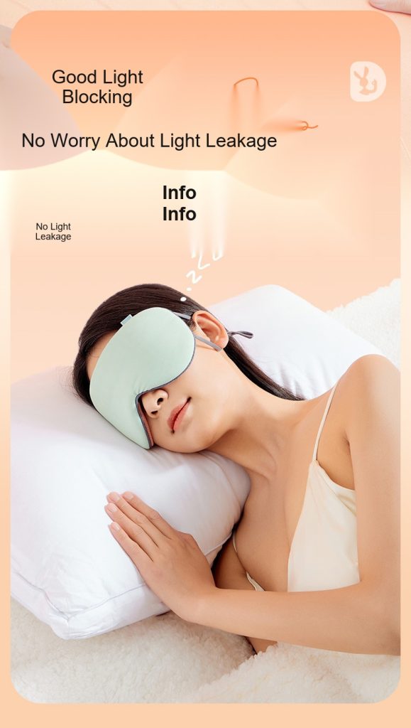 Retail-Ready Contoured Sleep Mask for Fitness Studios