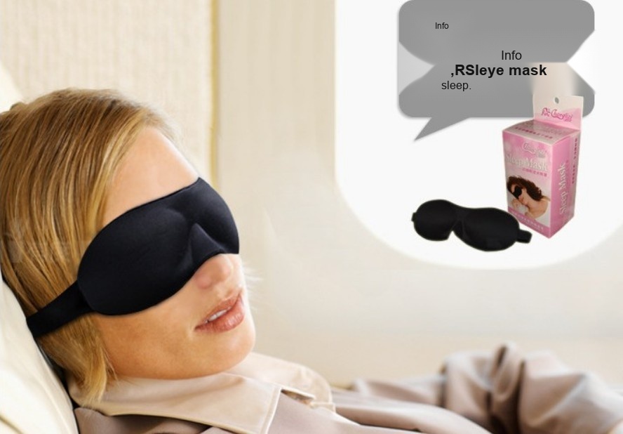 Retail-Ready Contoured Sleep Mask for Wellness Retail