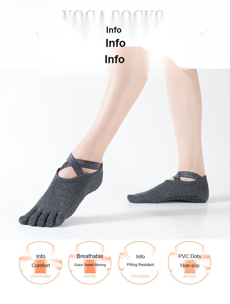 Retail-Ready Grip Yoga Socks for Wellness Retail