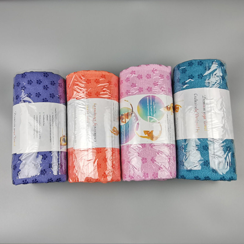 Soft-Touch Yoga Towel for Wellness Retail